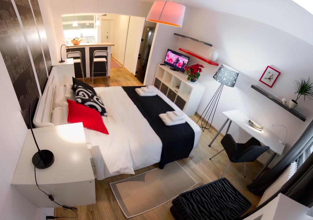 Apartment Madera Belgrad Exteriör bild